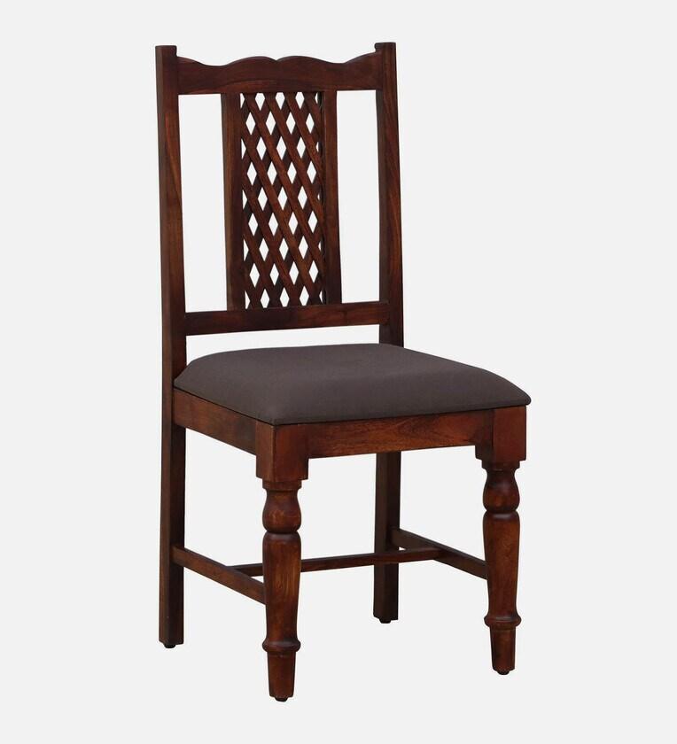 Sheesham Wood 6 Seater Dining Set in Scratch Resistant Honey Oak Finish - Ouch Cart