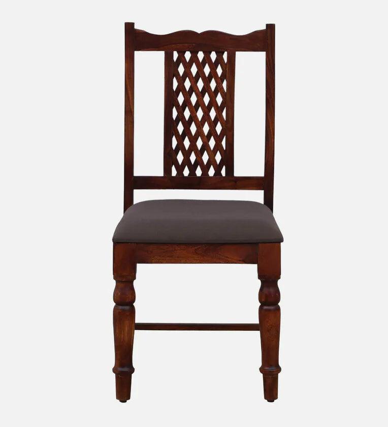 Sheesham Wood 6 Seater Dining Set in Scratch Resistant Honey Oak Finish - Ouch Cart