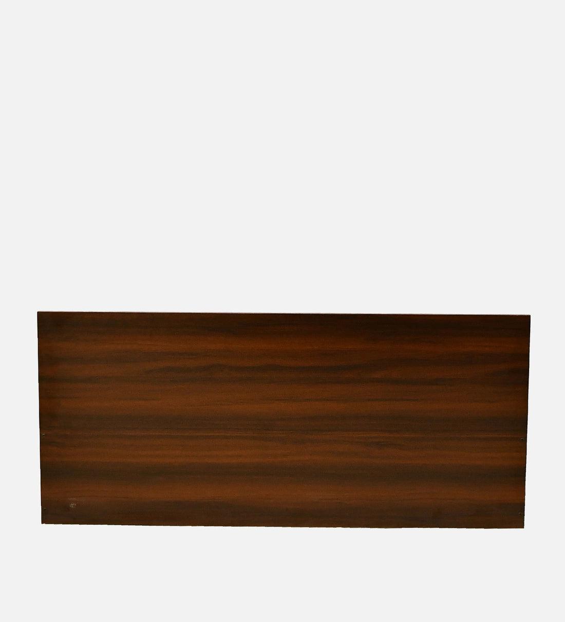 King Size Bed in Virola Wood Finish with Box Storage - Ouch Cart