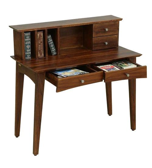 Saanvi Study Table In Provincial Teak Finish - Ouch Cart