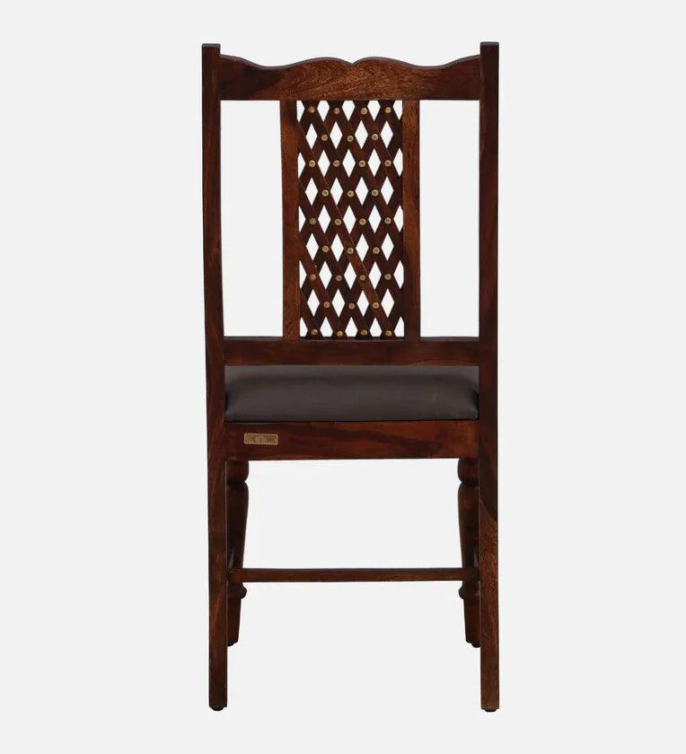 Sheesham Wood 4 Seater Dining Set In Scratch Resistant Honey Oak Finish - Ouch Cart