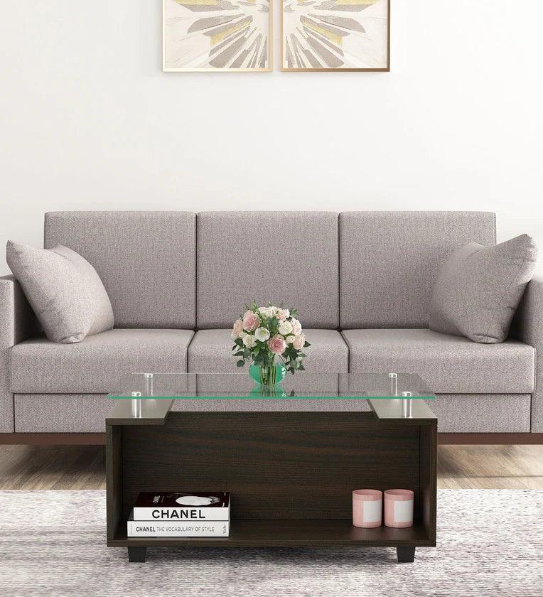 Coffee Table in Oak Finish - Ouch Cart