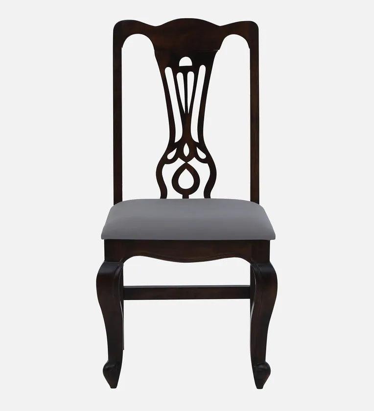 Sheesham Wood 6 Seater Dining Set In Scratch Resistant Provincial Teak Finish - Ouch Cart