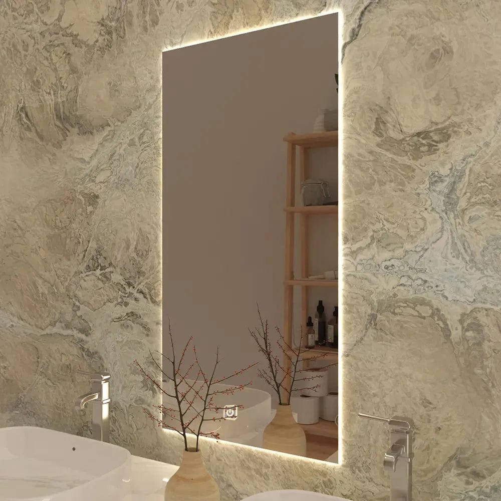 Chic & Minimalist Rectangular LED Bathroom Mirror