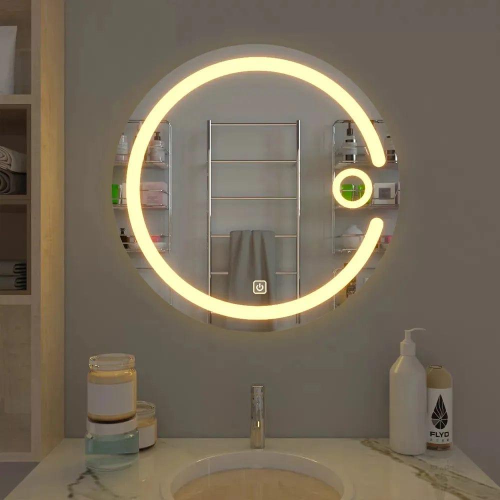 Illuminating Lunar LED Bathroom Mirror - Ouch Cart