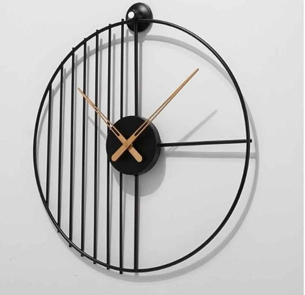 lines and ring dial wallclock N.R.HOMESDECOR