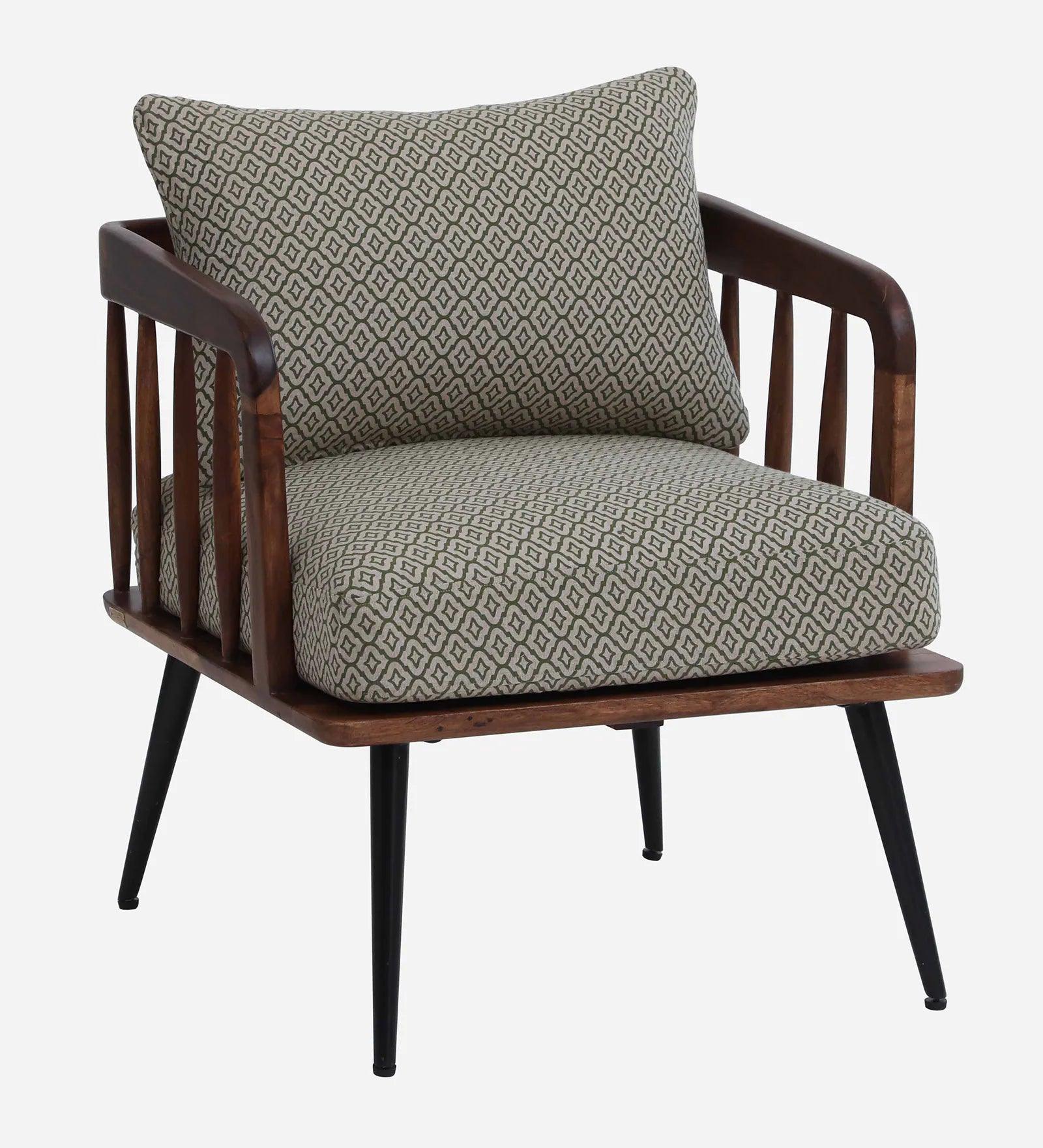 heesham Wood 1 Seater Sofa In Scratch Resistant Rustic Teak Finish - Ouch Cart