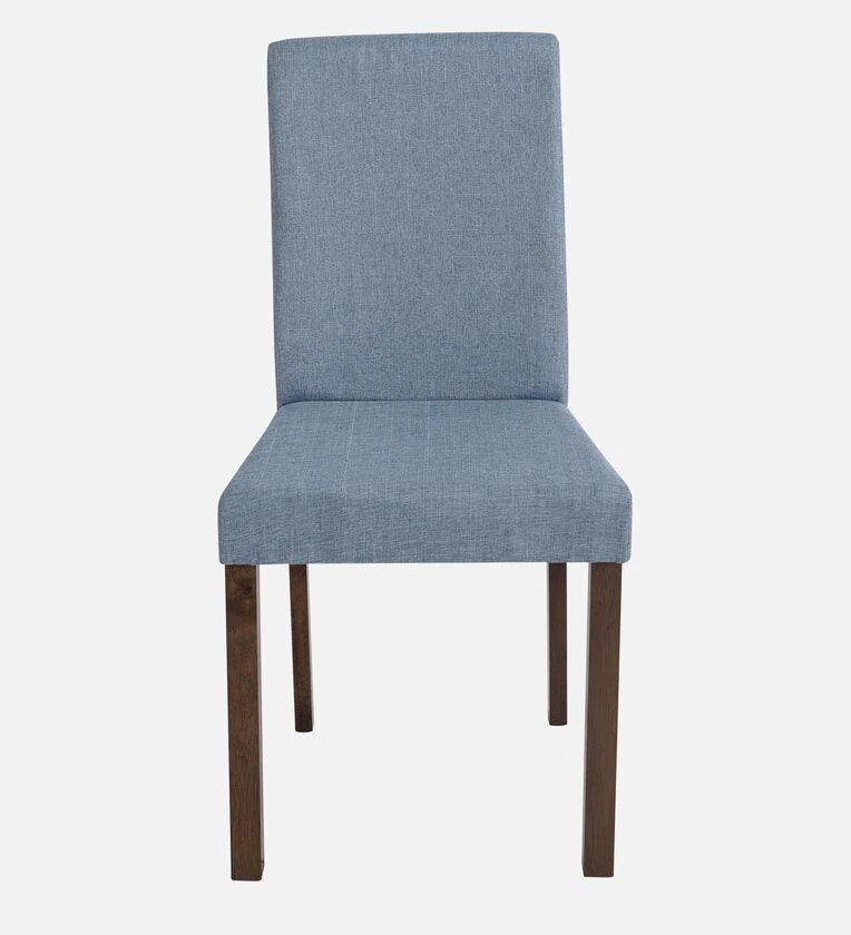 Solid Wood 4 Seater Dining Set in Cocoa & Tempo Teal Finish - Ouch Cart