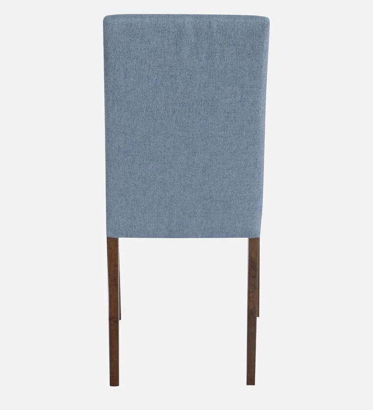 Solid Wood 4 Seater Dining Set in Cocoa & Tempo Teal Finish - Ouch Cart