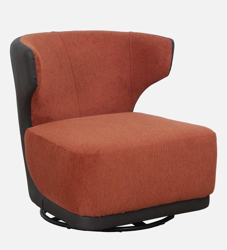 Velvet 1 Seater Sofa In Rust Colour - Ouch Cart