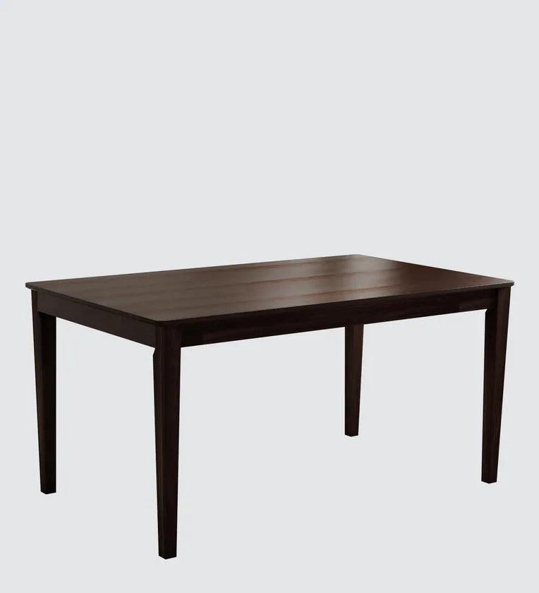 Solid Wood 6 Seater Dining Set in Asrio Brown Finish - Ouch Cart