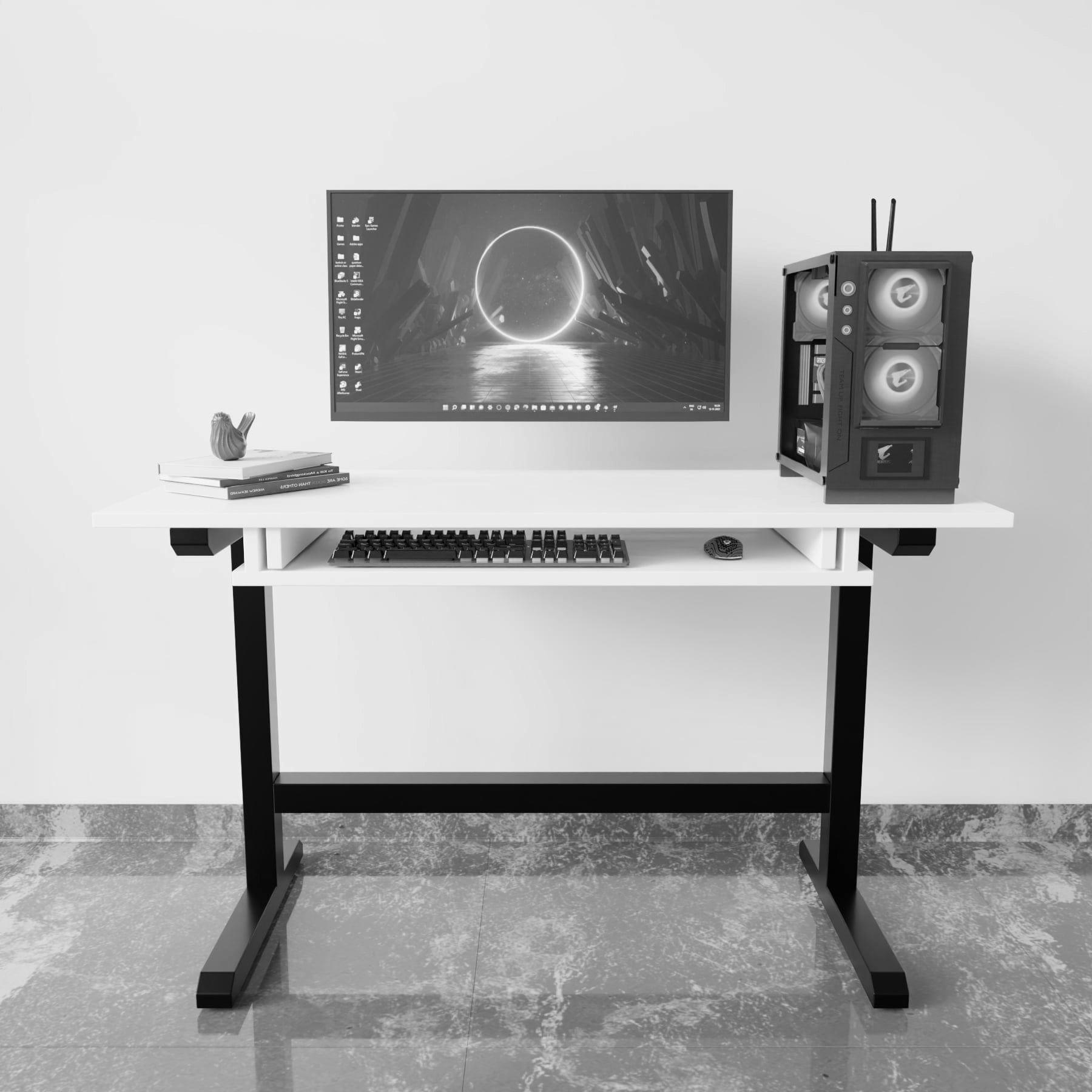 Study table with keyboard tray perfect for gaming desk