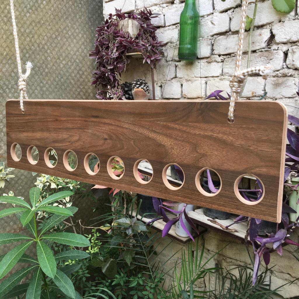 Ceiling Rope Hanging Wooden Clothes Hanger Rack By Miza - Ouch Cart