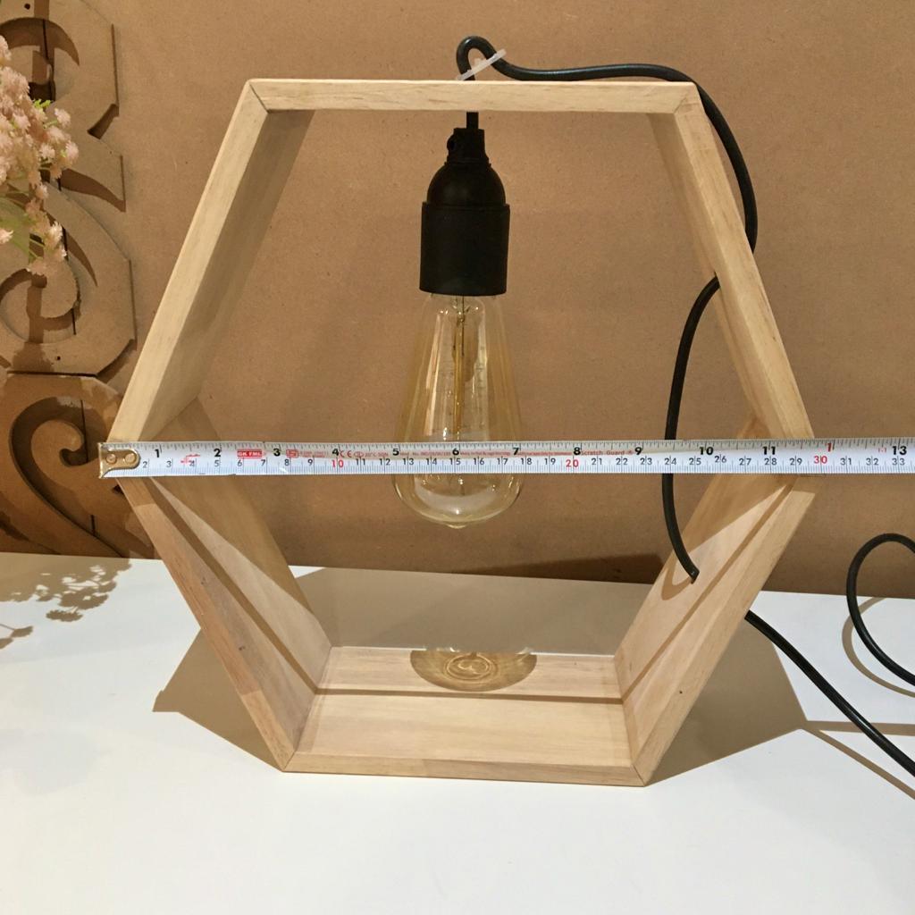 Hexagon Design Table Lamp /Hanging Lamp By Miza - Ouch Cart