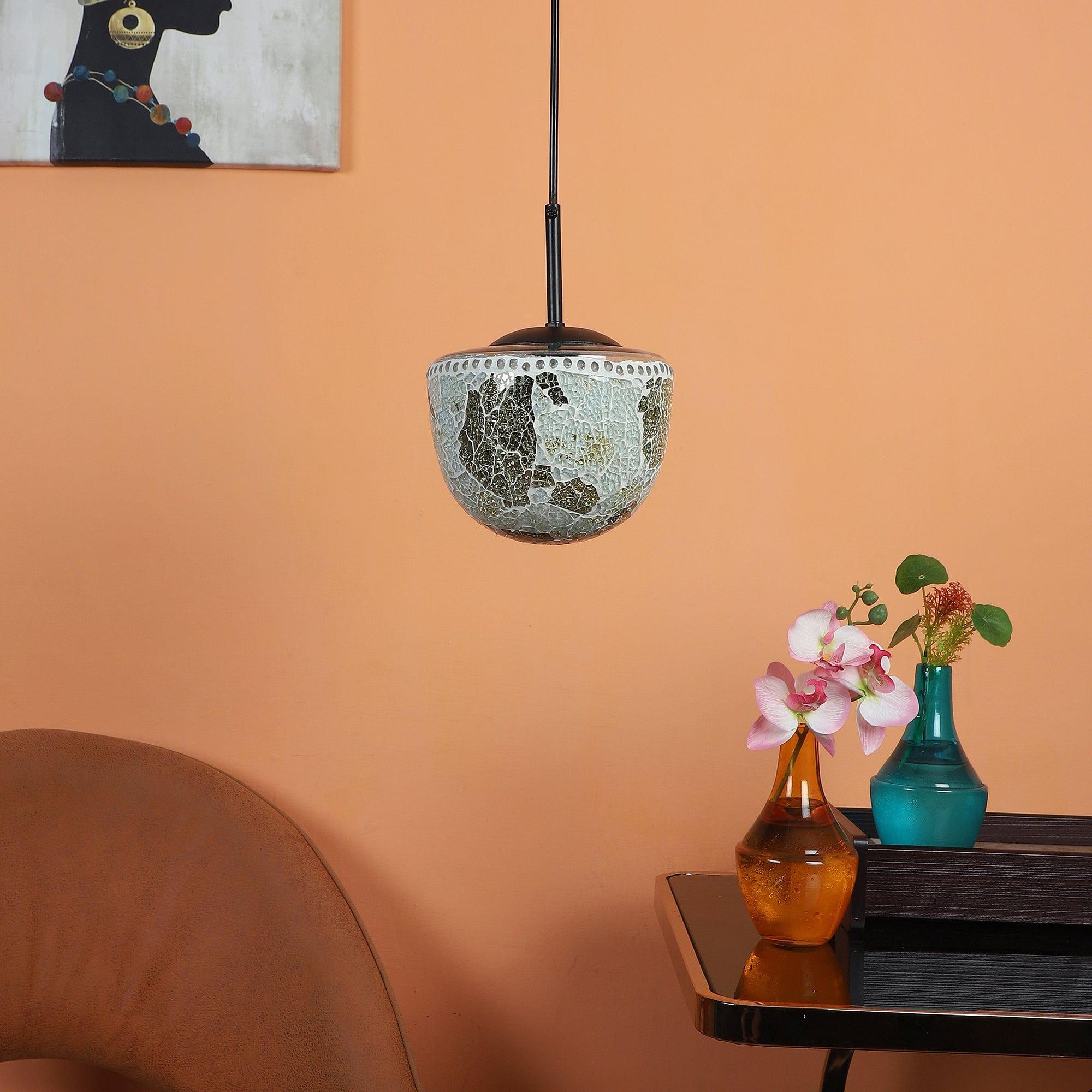 Multicolour Metal Single Hanging Light - Ouch Cart