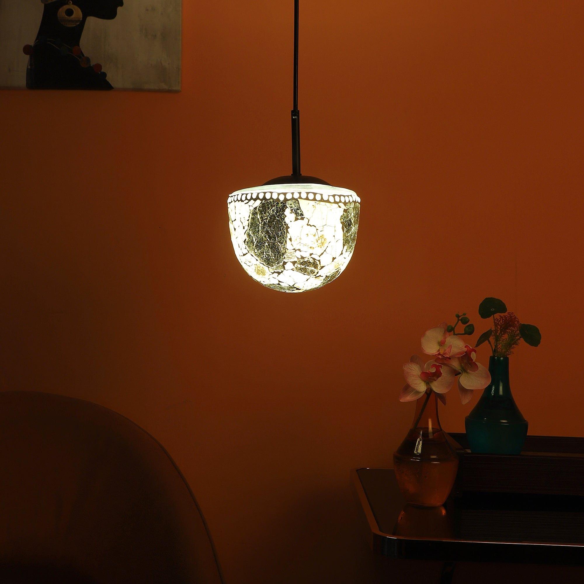 Multicolour Metal Single Hanging Light - Ouch Cart