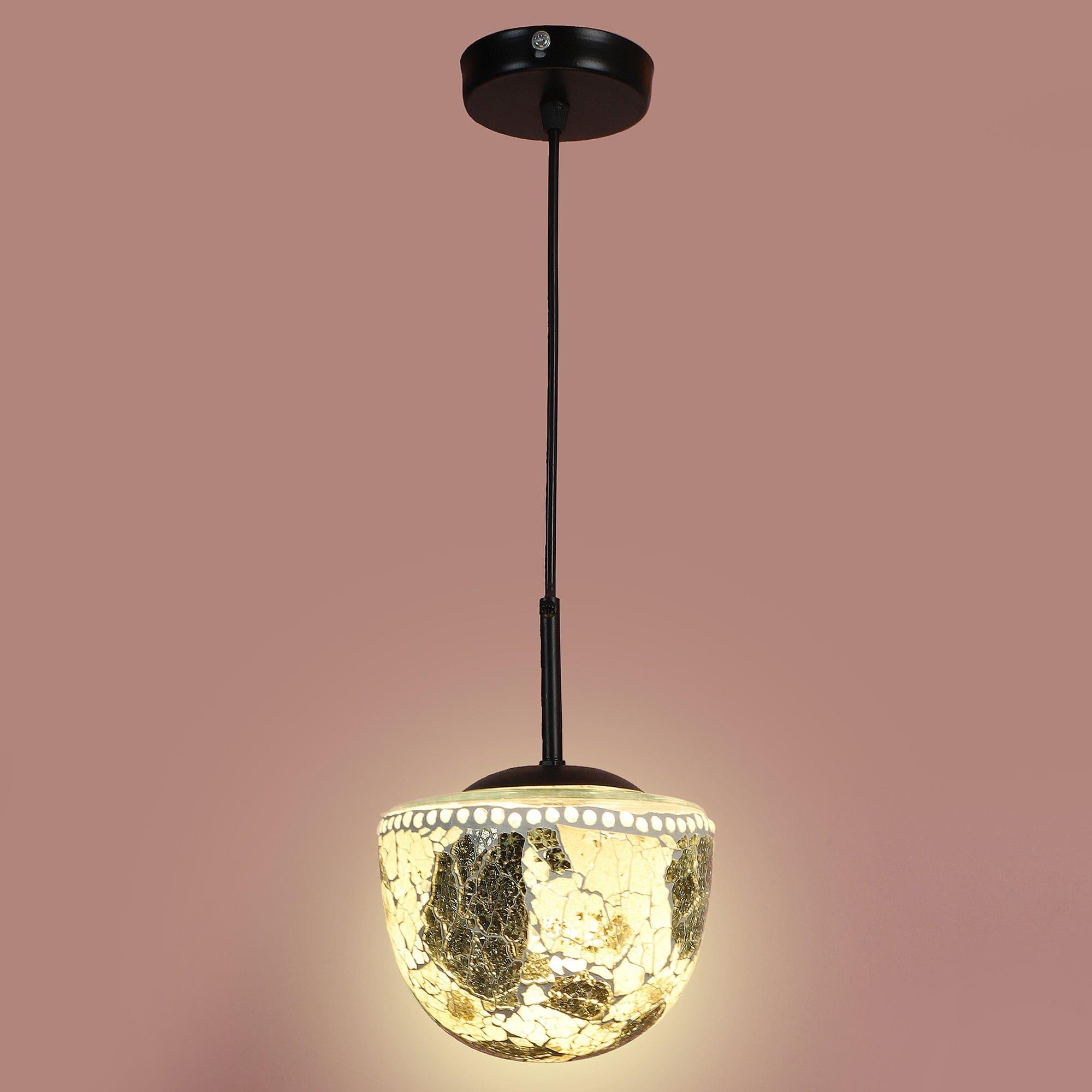 Multicolour Metal Single Hanging Light - Ouch Cart