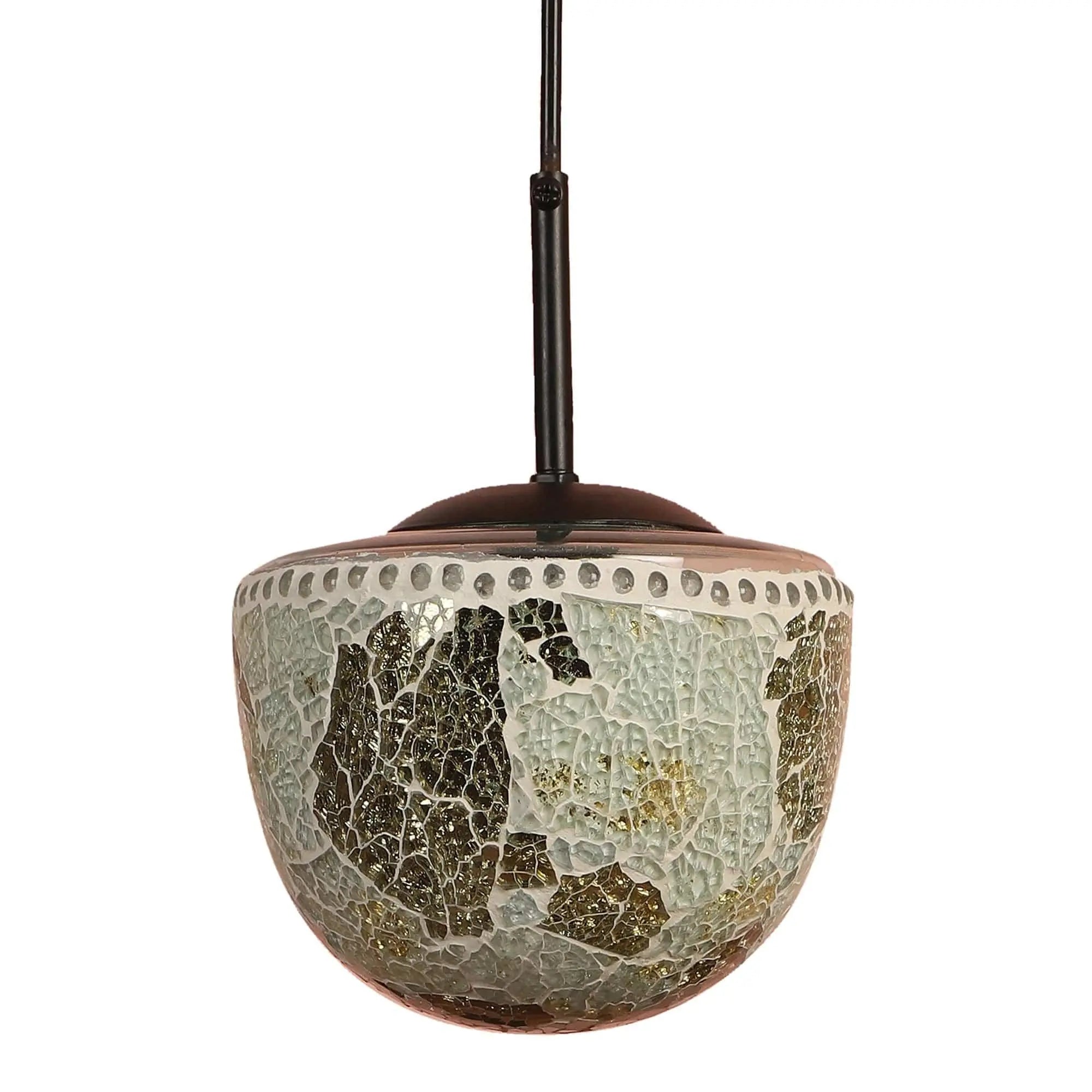 Multicolour Metal Single Hanging Light - Ouch Cart