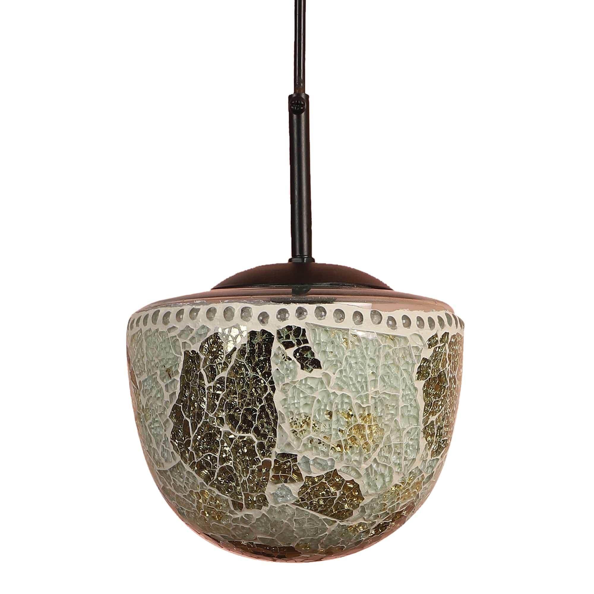 Multicolour Metal Single Hanging Light - Ouch Cart