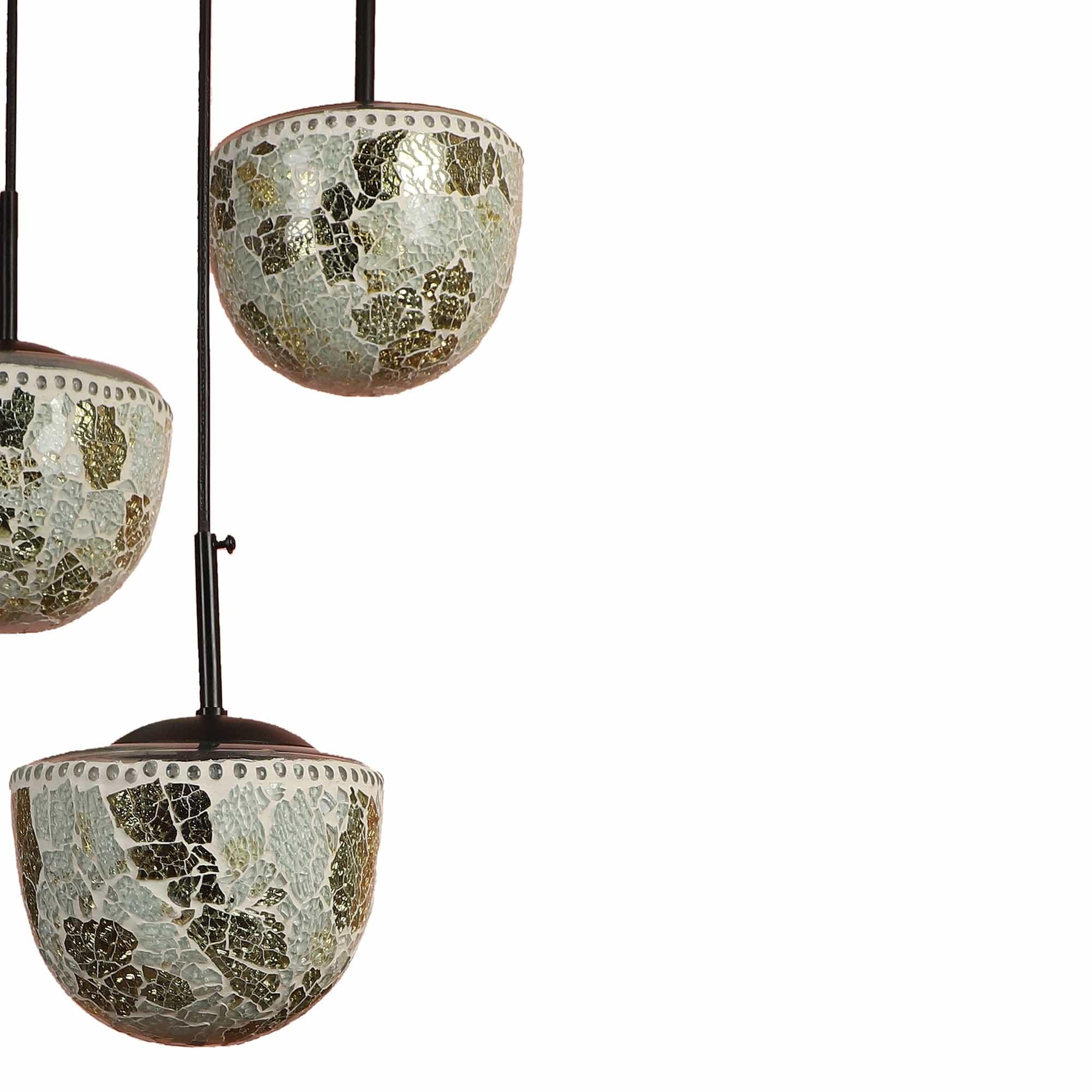 Multicolour Metal 3 Hanging Light - Ouch Cart