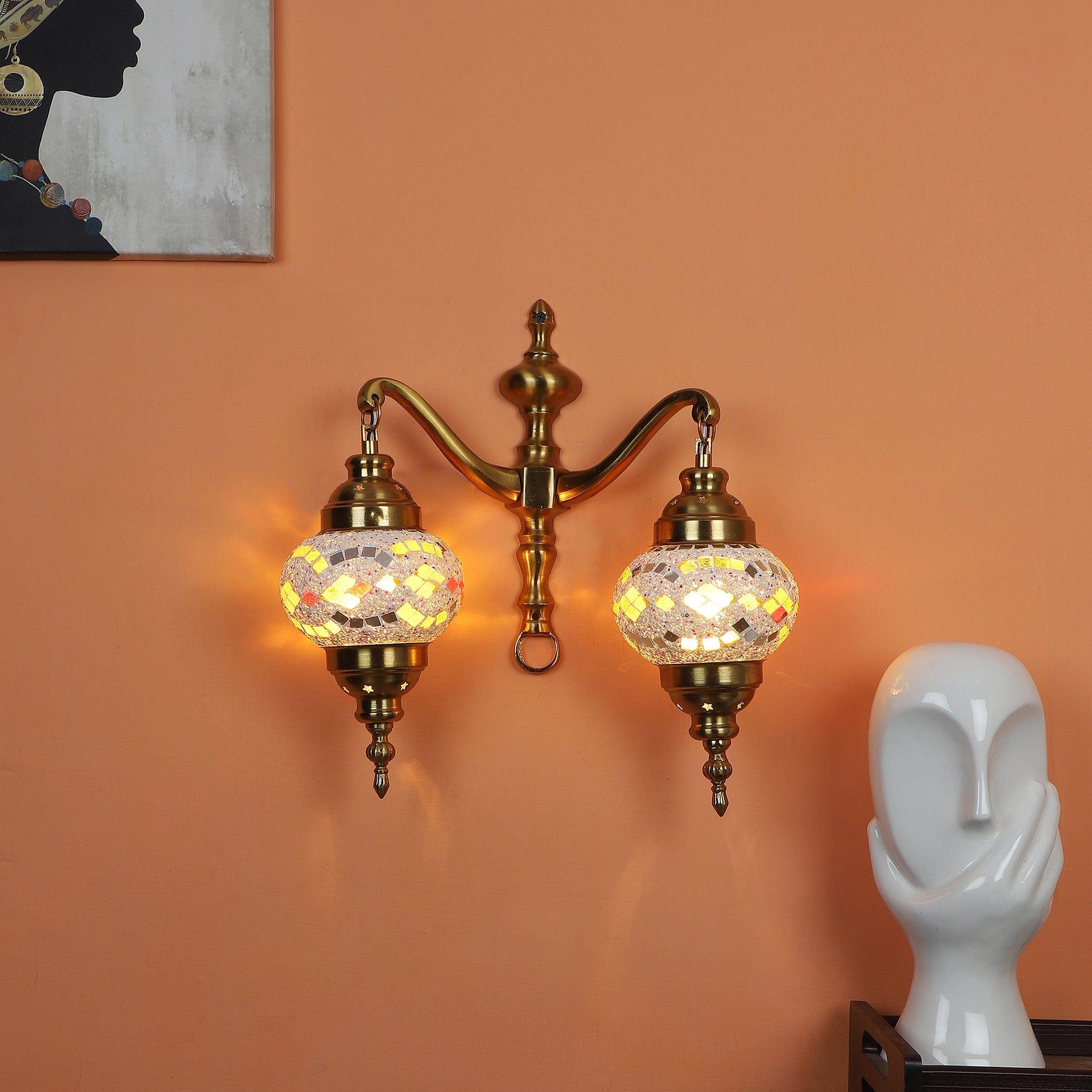 Aluminium Multicolor 2 Wall Lights - Ouch Cart