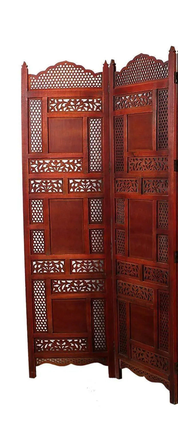 Wood Partition | Panel (2) Room dividers | Wooden Room Separators for Living Area - Ouch Cart