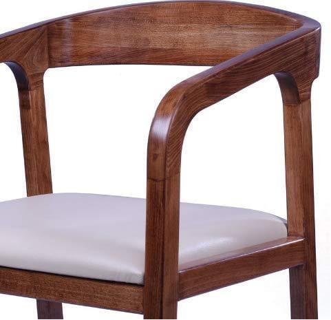 Handicrafts arm chair set of 2 pcs for living room & office with unique style made in 100% sheesham wood standard - Ouch Cart