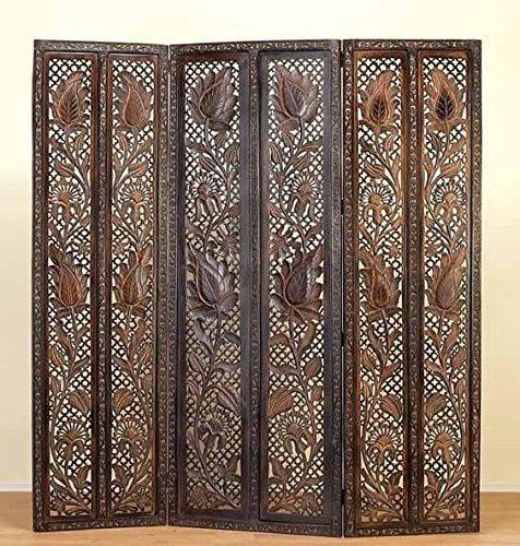Wooden Partitions Wood Room Divider Partitions for Living Room 3 Panels Room Dividers and Partitions - Ouch Cart