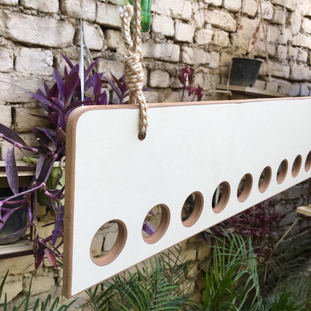 Ceiling Rope Hanging Wooden Clothes Hanger Rack By Miza - Ouch Cart