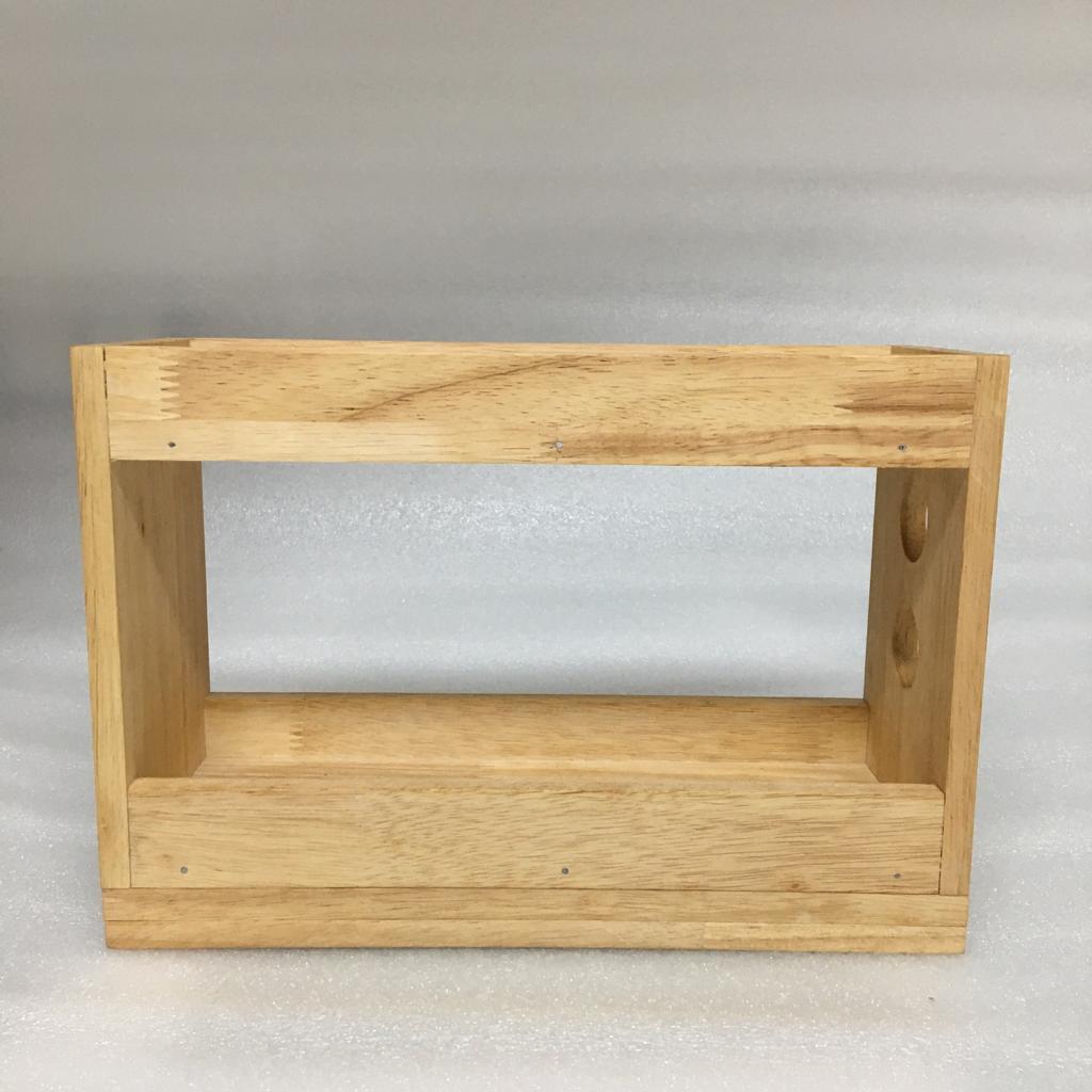 Sliding Kitchen Wooden Spice/Condiment Rack One Slide With 28 Bottles ( With Complementary Coaster ) By Miza - Ouch Cart