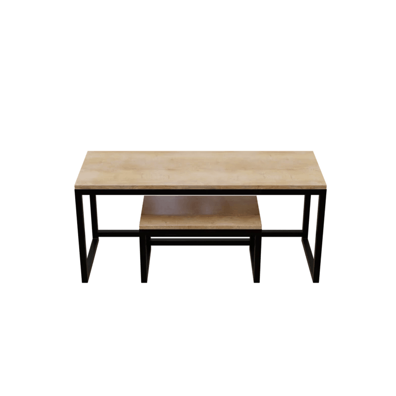 Helicous TV Unit in Small Size in Wooden Texture - Ouch Cart