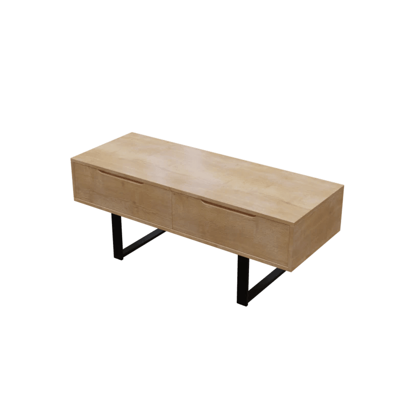 Thomas TV Unit with Drawers in Small Size in Wooden Texture - Ouch Cart