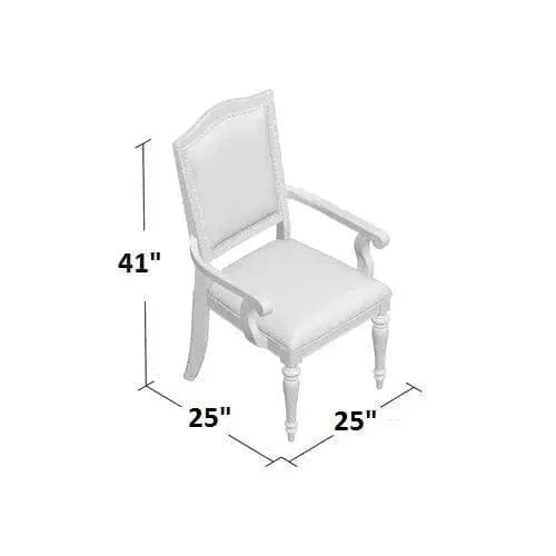 Teak Wood Handmade Arm Chair (Set of 2) - Ouch Cart