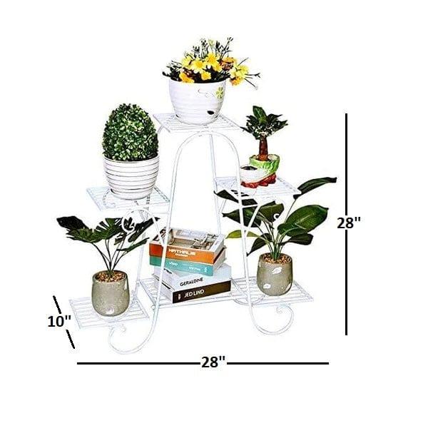 6 Tier Plant Stands for Indoors and Outdoors | Flower Pot Holder - Ouch Cart