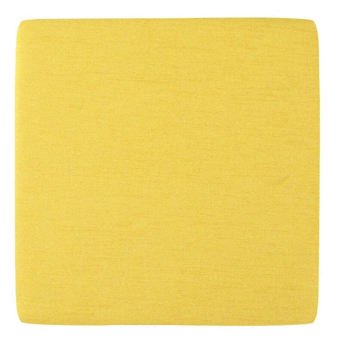 DOE BUCK SQUARE STOAGE OTTOMAN WITH STORAGE YELLOW - Ouch Cart