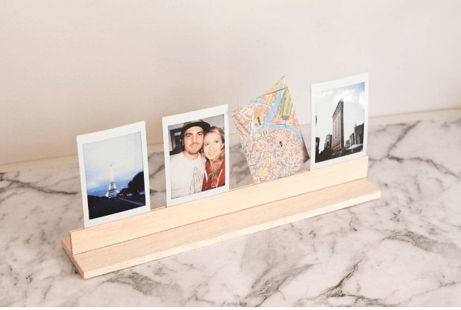Wooden Rectangular Photo Stand ( With Complementary Coaster ) By Miza - Ouch Cart