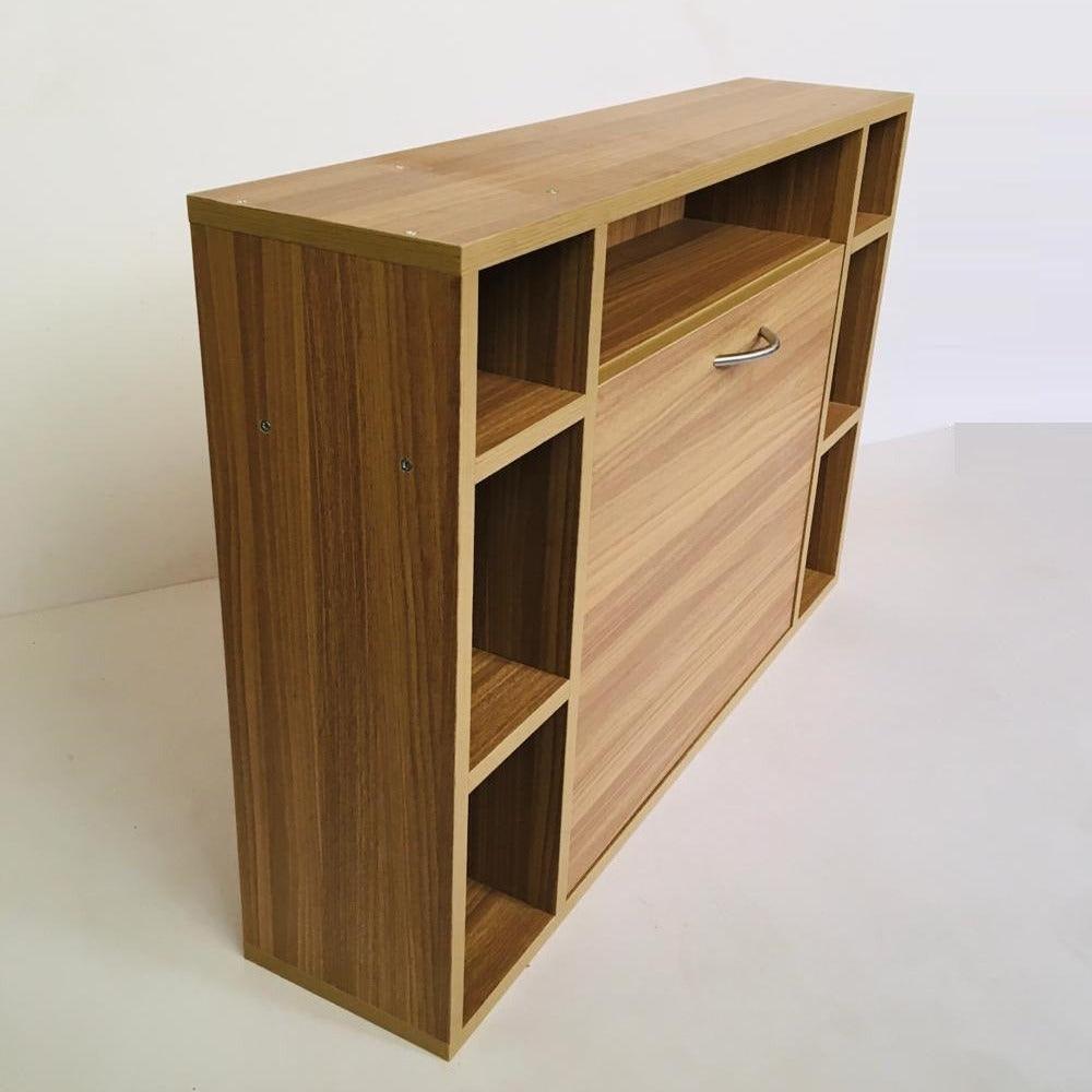 Wall-Mounted Floating Table Laptop Home Office Desk With Drawer By Miza - Ouch Cart