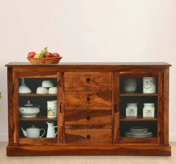 Beautiful Design Sheesham Wood console table With Drawer - Ouch Cart