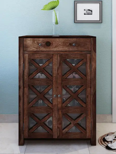 Buy Shoe Rack Online in India | Shoe Rack with Seating | Shoe Rack with Storage Online | Wooden Shoe Rack in India