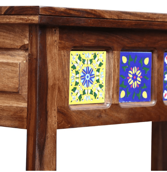 Sheesham Wood Bookshelf (Walnut Finish) - Ouch Cart