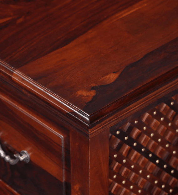 Wooden Trunk Living Room Storage Box Pure sheesham Wood - Ouch Cart