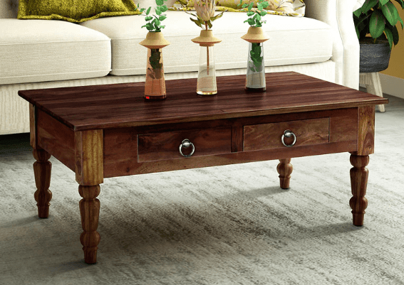 Beautiful Design Sheesham Wood coffee table - Ouch Cart