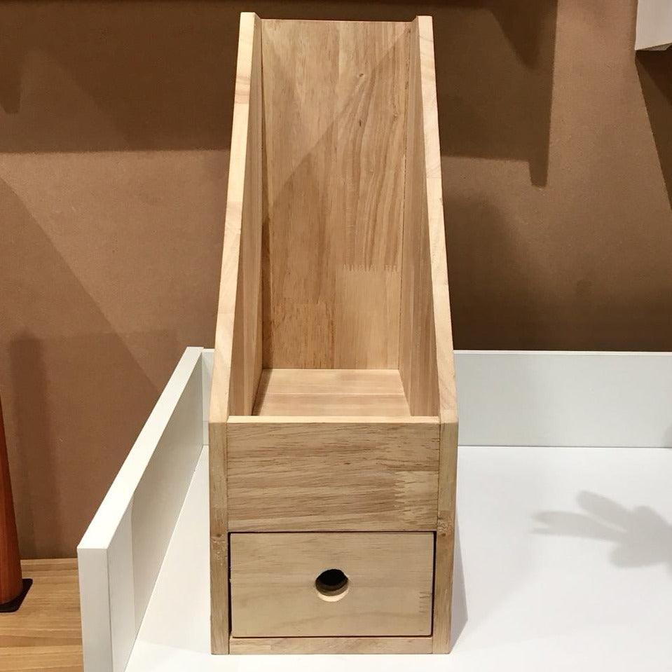 File Box With Drawer For Office/Home Book Organizer Storage Holder Book Rack By Miza - Ouch Cart