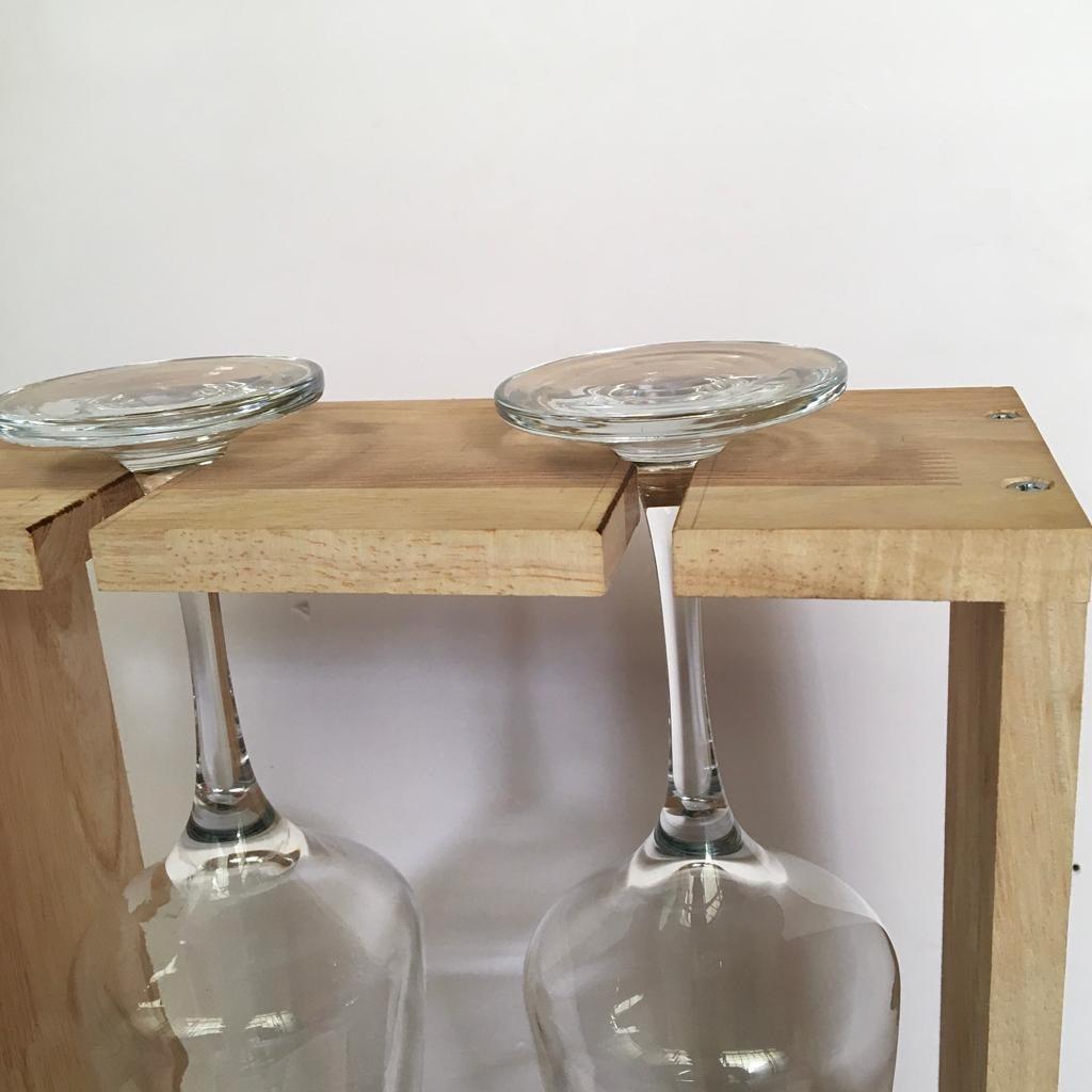 Personalised Wine/Bear Bottle Caddy And Glass Holder By Miza - Ouch Cart