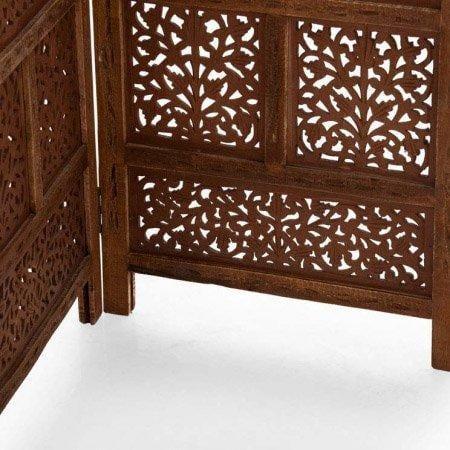 Wooden Partition/Room Divider (Brown) - Ouch Cart