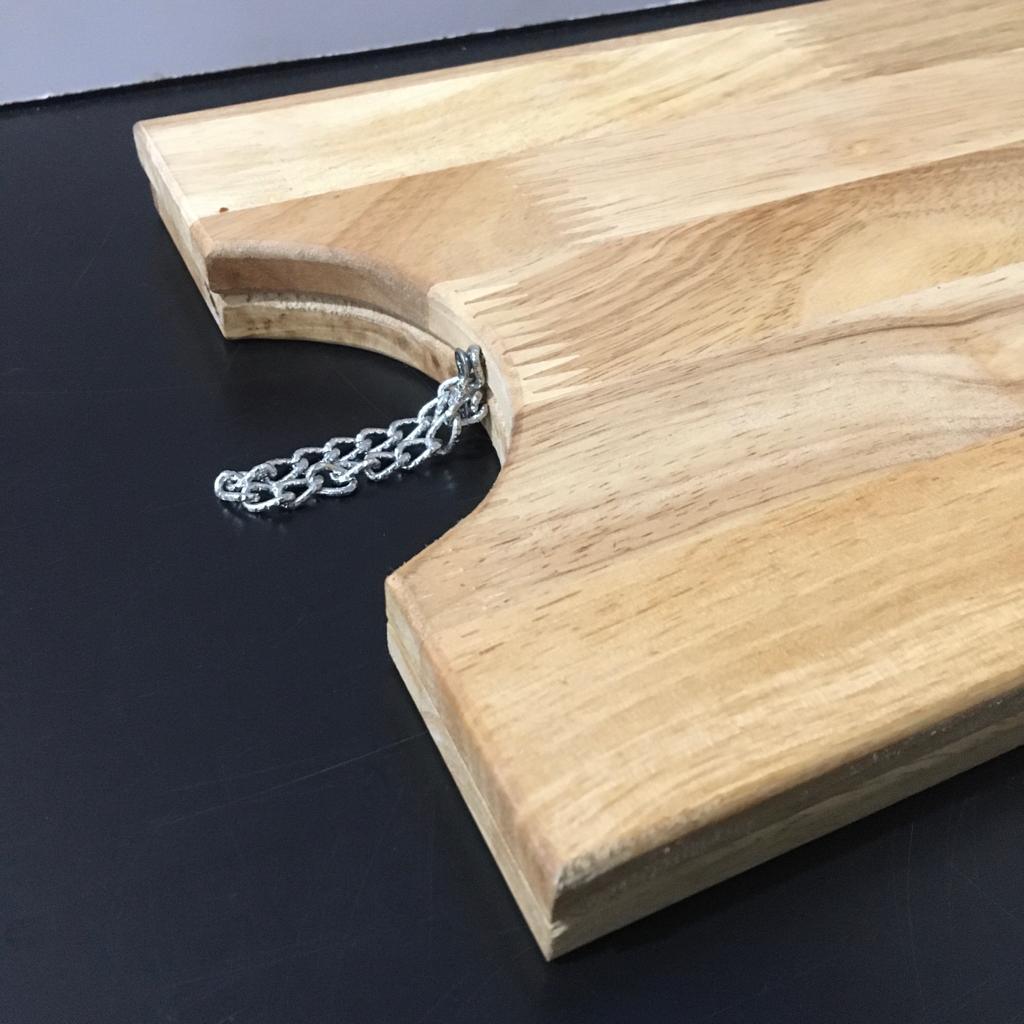 Wooden Board Necklace/Chains/Pendant/Bracelets/Anklets Wooden Stand ( With Complementary Coaster ) By Miza - Ouch Cart