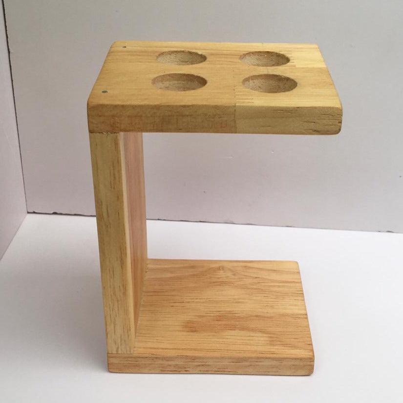 Wooden Bathroom Toothbrush And Toothpaste Holder/Stand ( With Complementary Coaster ) By Miza - Ouch Cart