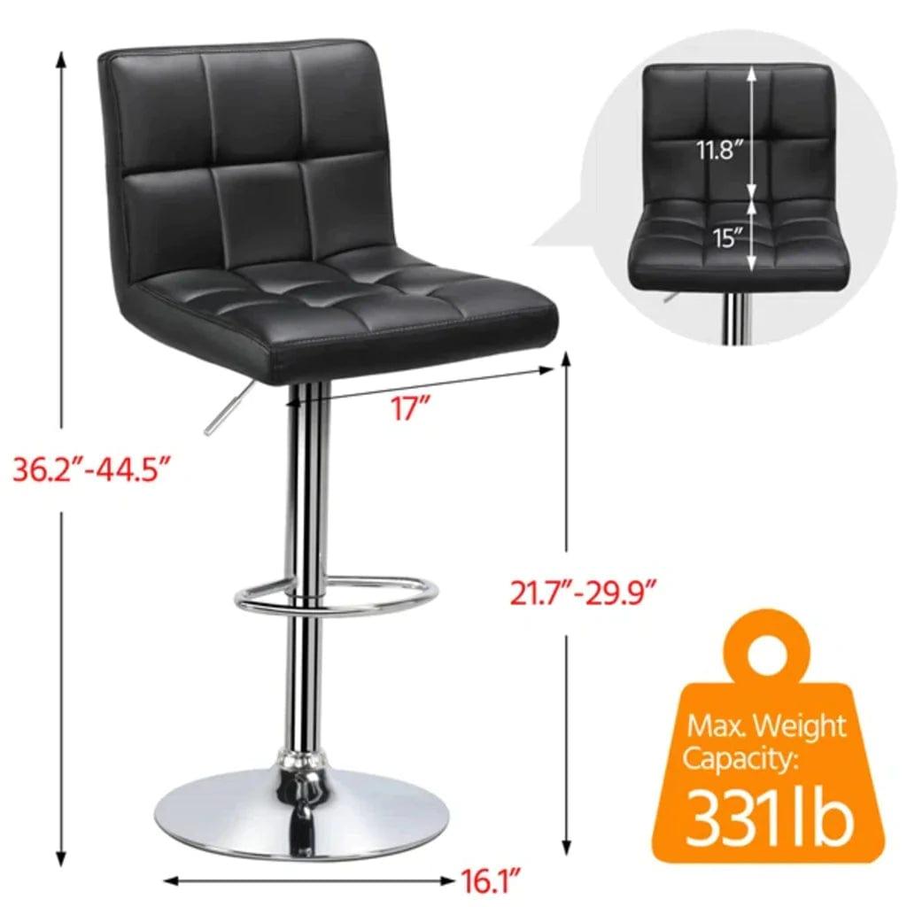 GERRILYN SWIEL ADJUSTABLE BAR STOOL Pack of 2 - Ouch Cart