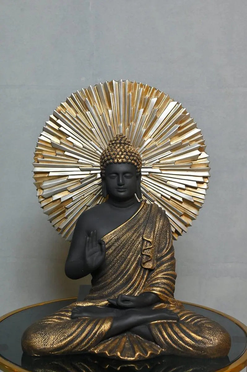 Buddha With Polyresin Big Stand (Combo) - Ouch Cart