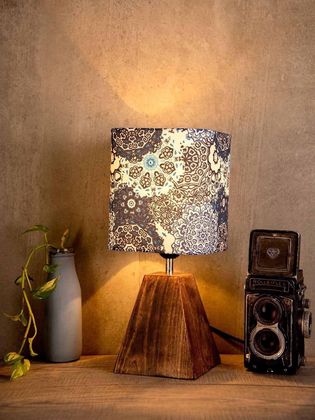 Pyramid Batik Print Lamp - Ouch Cart